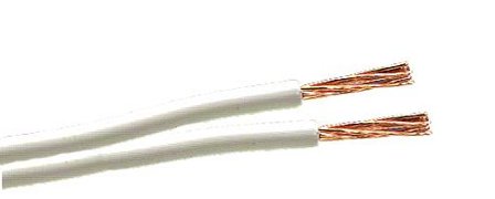 Gelia 40004711 Kabel vit RKUB 2x2.5 mm², 50 m i bobin, Anslutningsdon & kablar