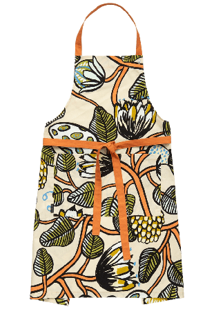 Marimekko Tiara Apron Kökstextil Grön ONESIZE