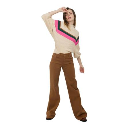Silvian Heach, Sweater Beige, Dames, Maat:M,polyester
