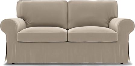 IKEA - Bezug für 2er-Sofa Ektorp, Feather, Samt - Bemz