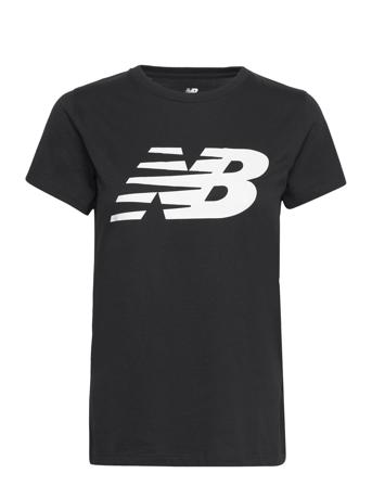 Classic Flying Nb Graphic T-Shirt T-shirts & Tops Short-sleeved Svart New Balance*Betinget Tilbud