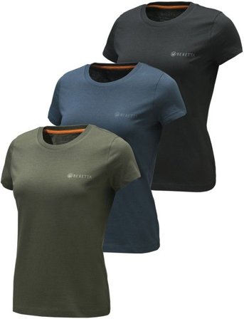 Beretta Set of 3 W's T-shirt Moss & BluEclipse & Black