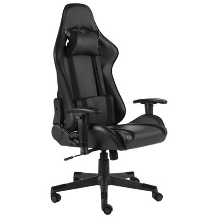 VidaXl Snurrbar Gamingstol Svart Pvc - Litenleker