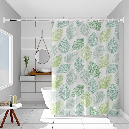 Vandtæt bruseforhæng 240x200cm Tykt anti-skimmel stof med bruseforhængsringe Vaskbart badeforhæng 240x200cm