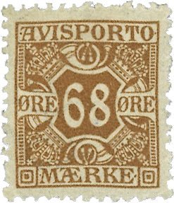 Danmark 1907 - Avisportomærke AFA 7 - Ubrugt