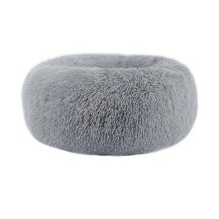 Tvättbar Lugnande Bekväm Donut Style Plysch Katt- eller Hundsäng