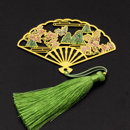 1PC Style Bookmark Tofshänge Retro Book Clip Office Suppl