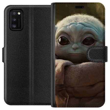 Kompatibel Tegnebogsetui til Samsung Galaxy A41 Baby Yoda