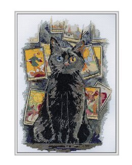 Broderikit Billede Advarsel - Abris Art