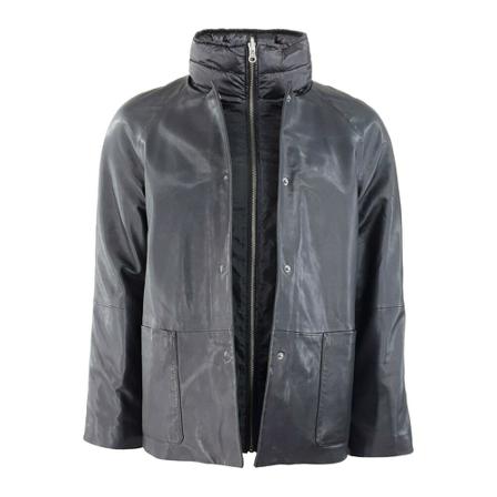 Levinsky Scarlet - Lamb Malli Leather - Women - Black Grå, Dame Dunjakker