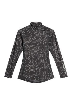 J.Lindeberg - Golf - Ella Print Compression Top - Grey - Femme - L