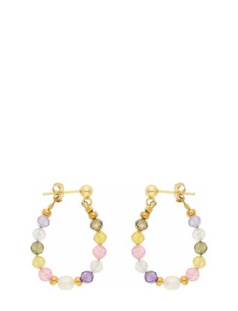 Gina Accessories Jewellery Earrings Hoops Multi/patterned Nuni Copenhagen