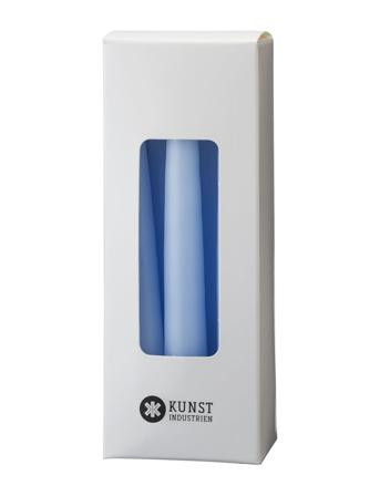 Small Colored Candle - Giftbox W. 12 Pcs Kunstindustrien Blue