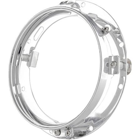 7" Rund LED Spotlight Monteringsbeslag Ring til Harley Davidso og Street Glide Chrome