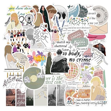 50 st Taylor Swift Sexiga Graffitiklistermärken Bagagebilklistermärken #2