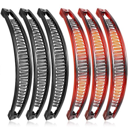 6 kpl Banaani Kampoja Banaani Klipsi Pito Kampa Kalaevä Kala Hiukset Nainen Kala Muoto Poninhäntä Banaani Klipsi Tytöt Pitkät Naiset Kiinnitystarvike