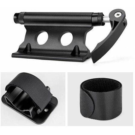 Pyörän haarukan kiinnitysteline, alumiiniseos pikalukitus etuhaarukan pyöräteline perävaunuun tai kuorma-auton tavaratelineeseen (musta kattoteline)