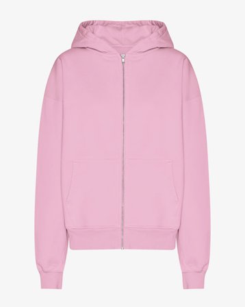 Organic Oversized Zip Hood - Cherry Blossom - Female - L