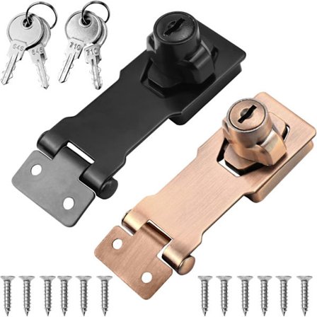 Ovi lukko avaimella 2 kpl, lukkokoukku ovilukko riippulukko ja lukot