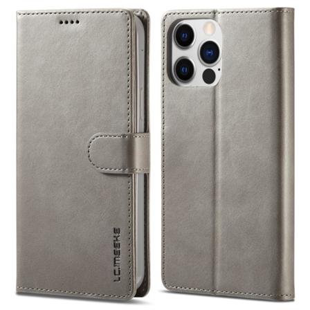 LC.IMEEKE Pung Taske til iPhone 15 Pro Max - Grå Grey