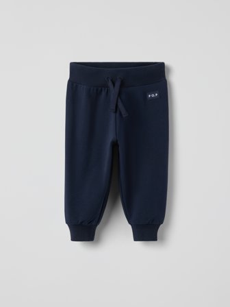 Jogginghose mit angerauter Innenseite - 56 - kinderbekleidung - blue - Polarn O. Pyret