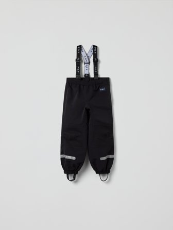 Vanntett Stormy Low skallbukse - 122 - barneklær - black - Polarn O. Pyret