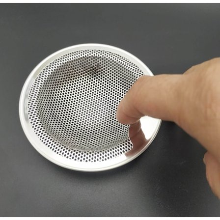 1 stk hjerteformet kjøkkenvask sil, rustfritt stål vask sil