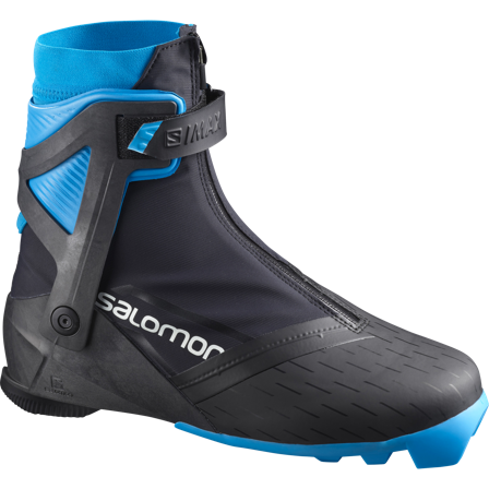Salomon - Chaussures de ski nordique S/max Carbon Skate Mv - Black / Process Blue - 37⅓