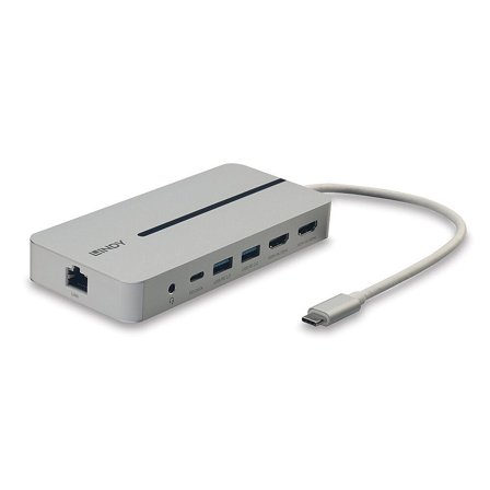 Lindy DST-Mx Duo USB-C Laptop/MacBook Mini Dock