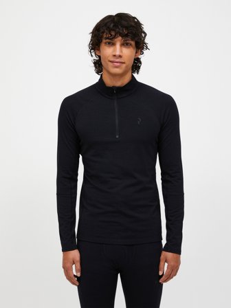 Magic Half Zip Wool-blend Baselayer Men