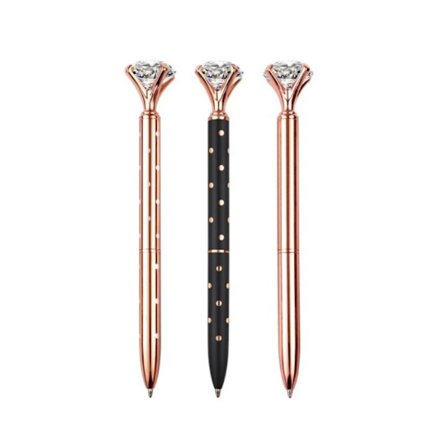 Diamantpenna Metall Kulspetspenna Fotopresentpenna