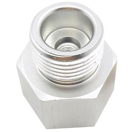 1x CO2 Tank Adapter Messing Sylinder Hunn CGA 320 Til Hane W21.8 Konverteringskontakt CO2 Regulator O