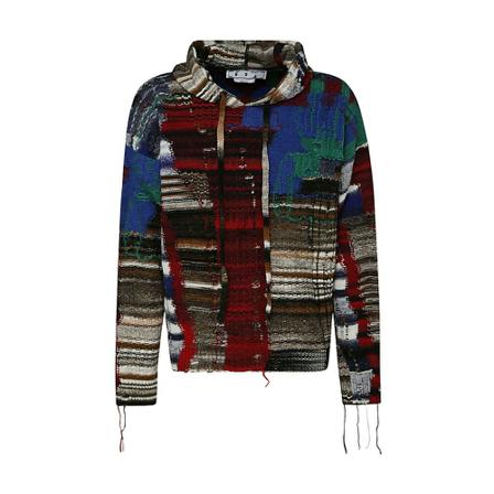 Off White, Hoodies Rood, Heren, Maat:XS