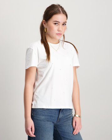 VERO MODA VMLOA LILO SS TOP Hvid Toppe/Bluser Pige - Kids Brand Store