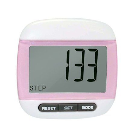 LCD Stegräknare Vägmätare ROSA Rosa