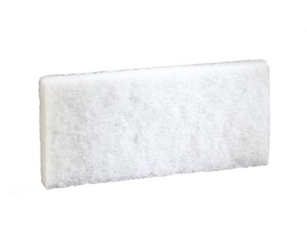 Scotch-Brite Skursvamp, mjuk fiber, flexibel, lätt att skölja av, 254 x 117 mm, vit - Lyreco - Städ och hygien - Städredskap - Svampar och skurblock