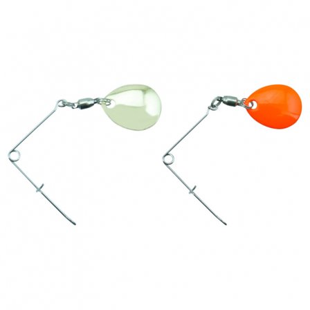 Svartzonker Spinner Rig X-small 2pcs - Gold/Fluo Red