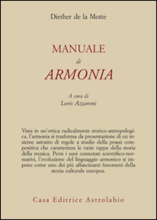 Manuale di armonia Diether de La Motte