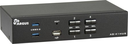 INTER-TECH As-41Hus Kvm Switch Black
