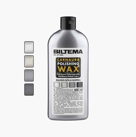 Polishvax med färg silver 500 ml - Biltema
