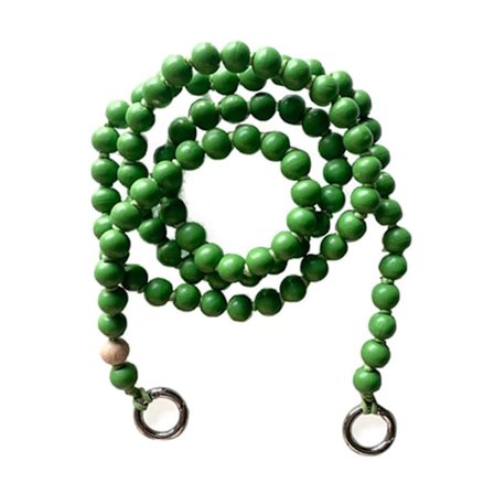 Fargerik telefonlenke i tre med moteriktig crossbody-design og fargerike perler for ekstra stil (h})