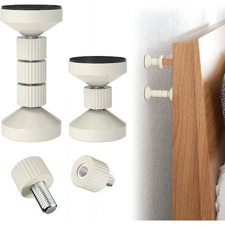 2 kpl Sängynpäädyn kiinnikkeet Säädettävä kierteinen sängynrunko Tärinänestotyökalu, Sängynpäädyn kiinnikkeet, Sängyn vieressä oleva 