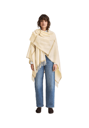 Newhouse Flauto Cape Halsdukar & scarves Dam Vit ONESIZE