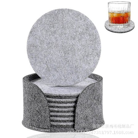 10 st. Glasunderlägg Filtunderlägg För Bordsdekoration S