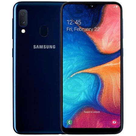 Samsung Galaxy A20e SM-A202F/DS Dual SIM 32GB - 1 År Garanti Begagnad - Svart