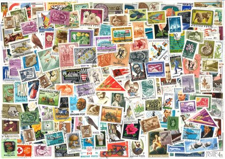 Ungarn - 500 forskellige frimærker - Stemplet