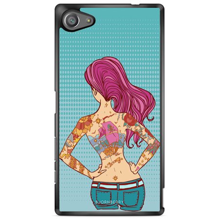 Bjornberry Skal Sony Xperia Z5 Compact - Tatuerad Tjej