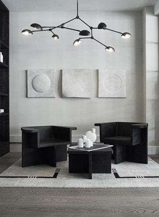 Drop Chandelier - bronze