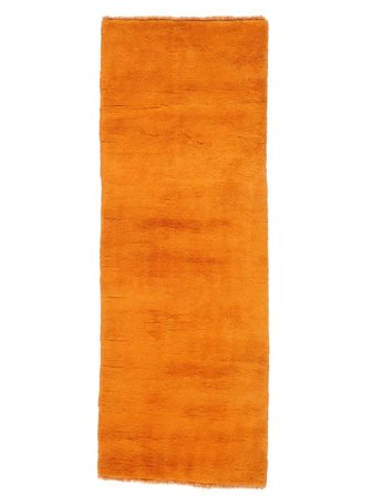 Gabbeh Persisk Fine Handknuten 79X215 Hallmatta Orange/Röd Persien