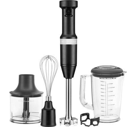 Kitchenaid 5KHBV83EBM Stavblender, mat sort | KitchenOne